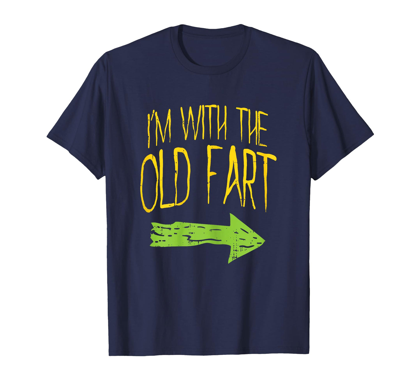 Im With The Old Fart Fun Matching Couples Halloween Costume T-Shirt