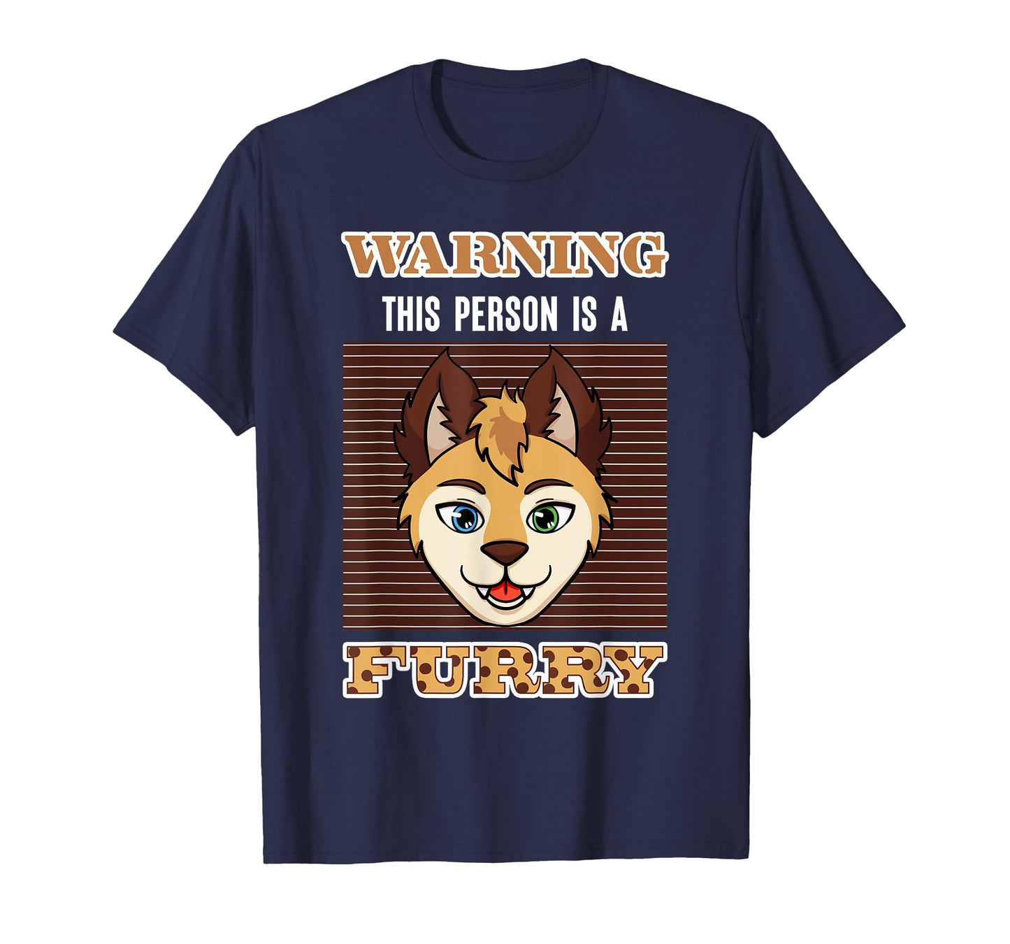 Cosplay Costume Anime Characters Cosplayer Warning Furry T-Shirt