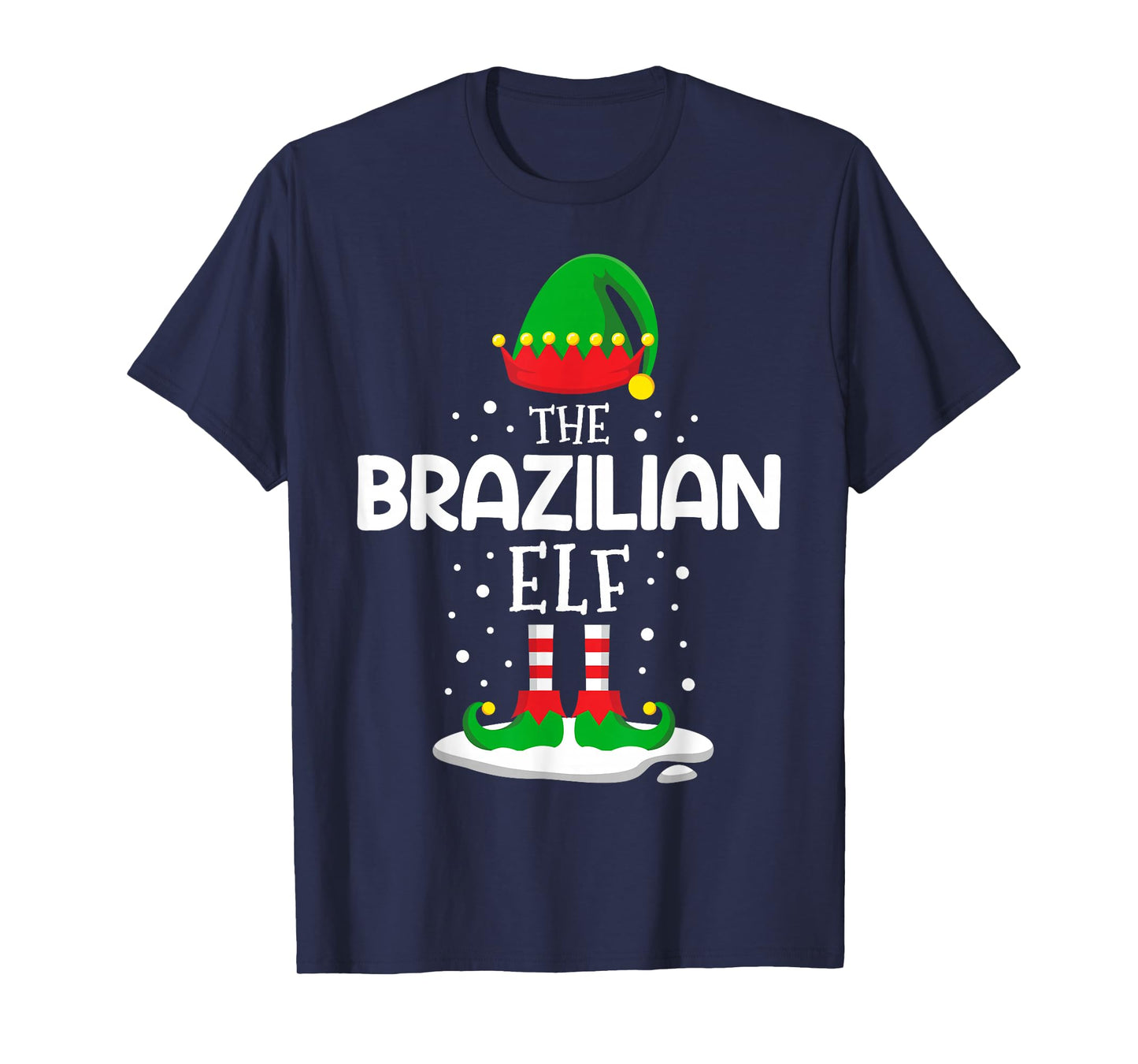 The Brazilian Elf Christmas Family Matching Outfit Xmas T-Shirt