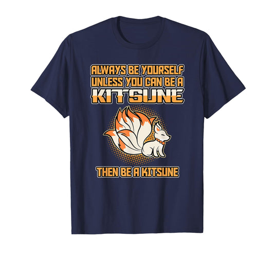 Japanese Fox Cute Funny Anime Kawaii Kitsune Kami Inari Fox T-Shirt