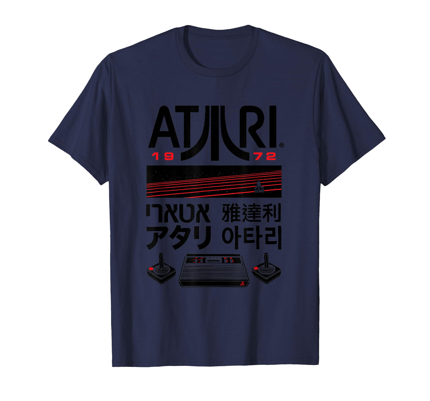 ATARI Retro 1972 Console Logo Kanji Design T-Shirt