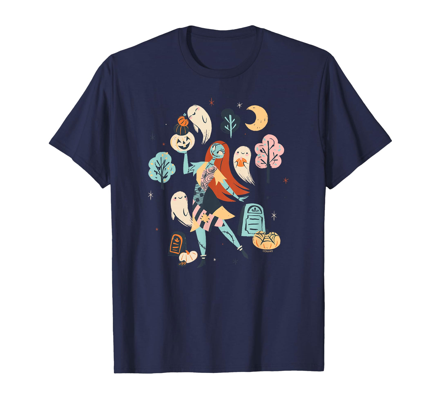 Disney The Nightmare Before Christmas Sally Ghost Halloween T-Shirt