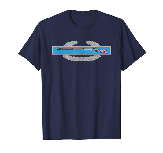 Combat Infantryman Badge CIB Army Veteran Soldier Patriotic T-Shirt