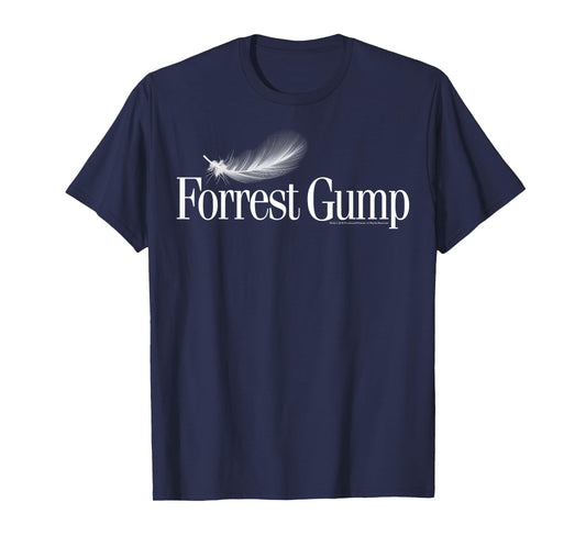 Forrest Gump Feather Title Logo T-Shirt