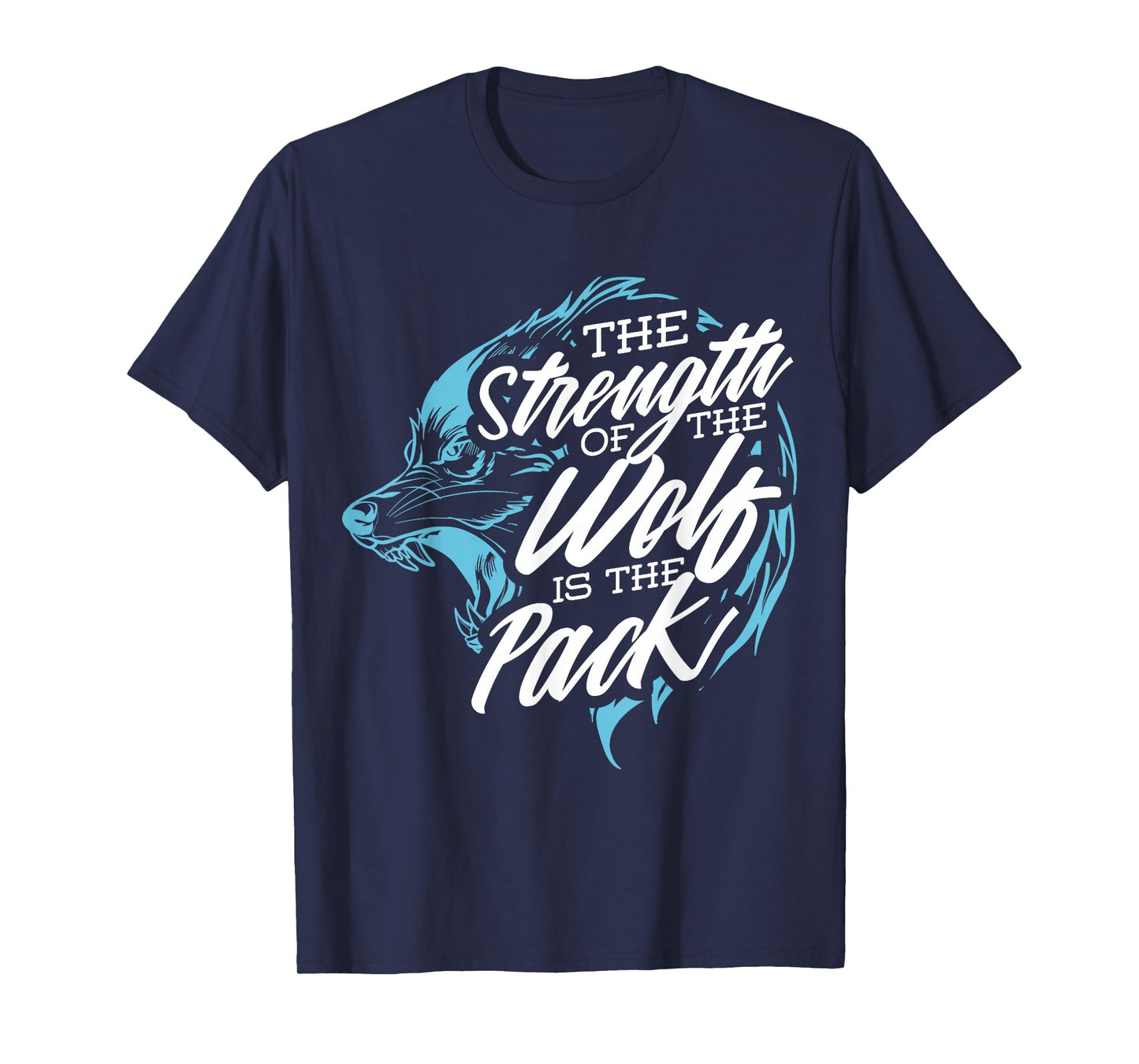 Wolf Design The Strength of the Wolf is the Pack T-Shirt