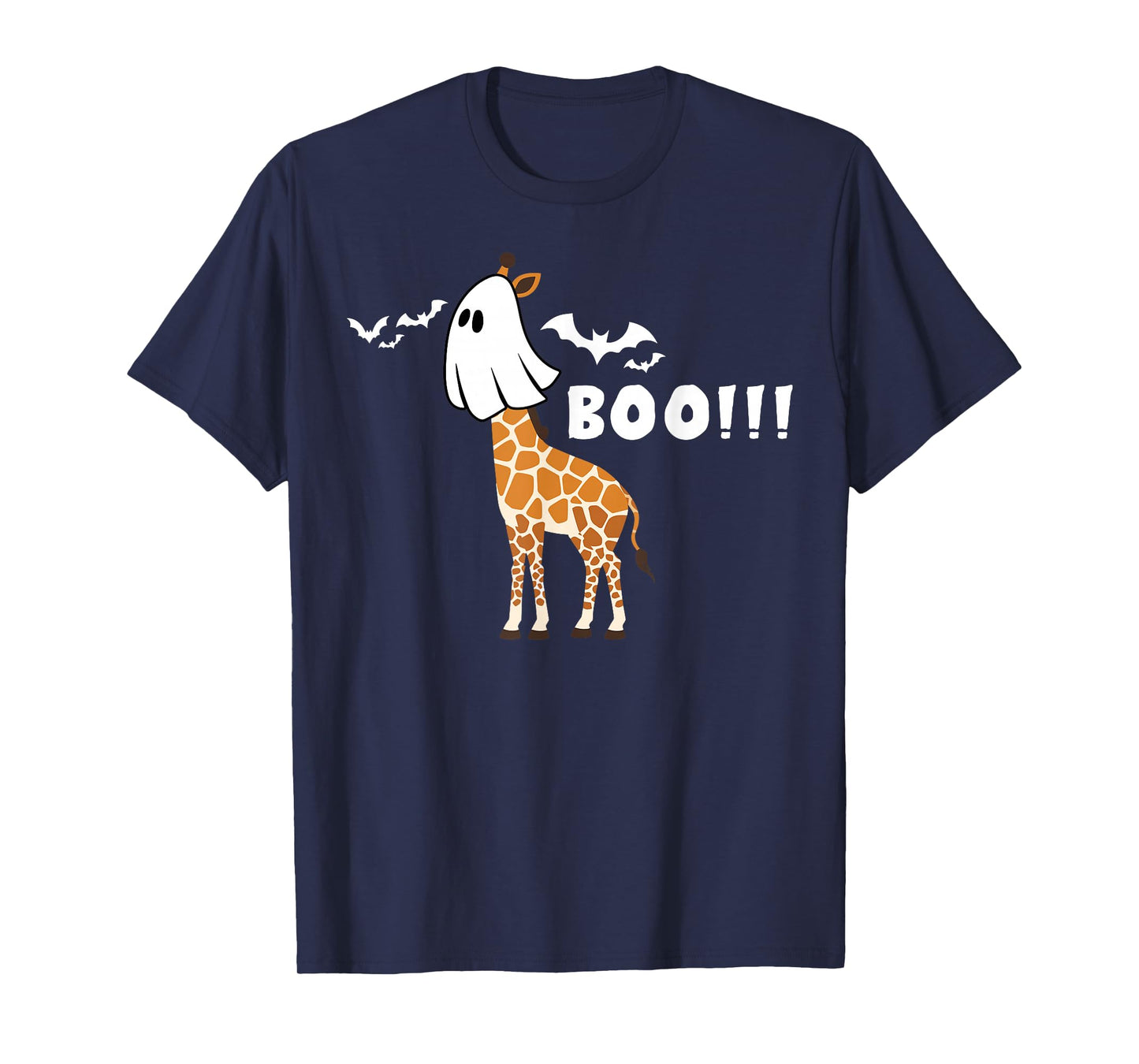 Giraffe Boo Halloween Fun Costume Party T-Shirt