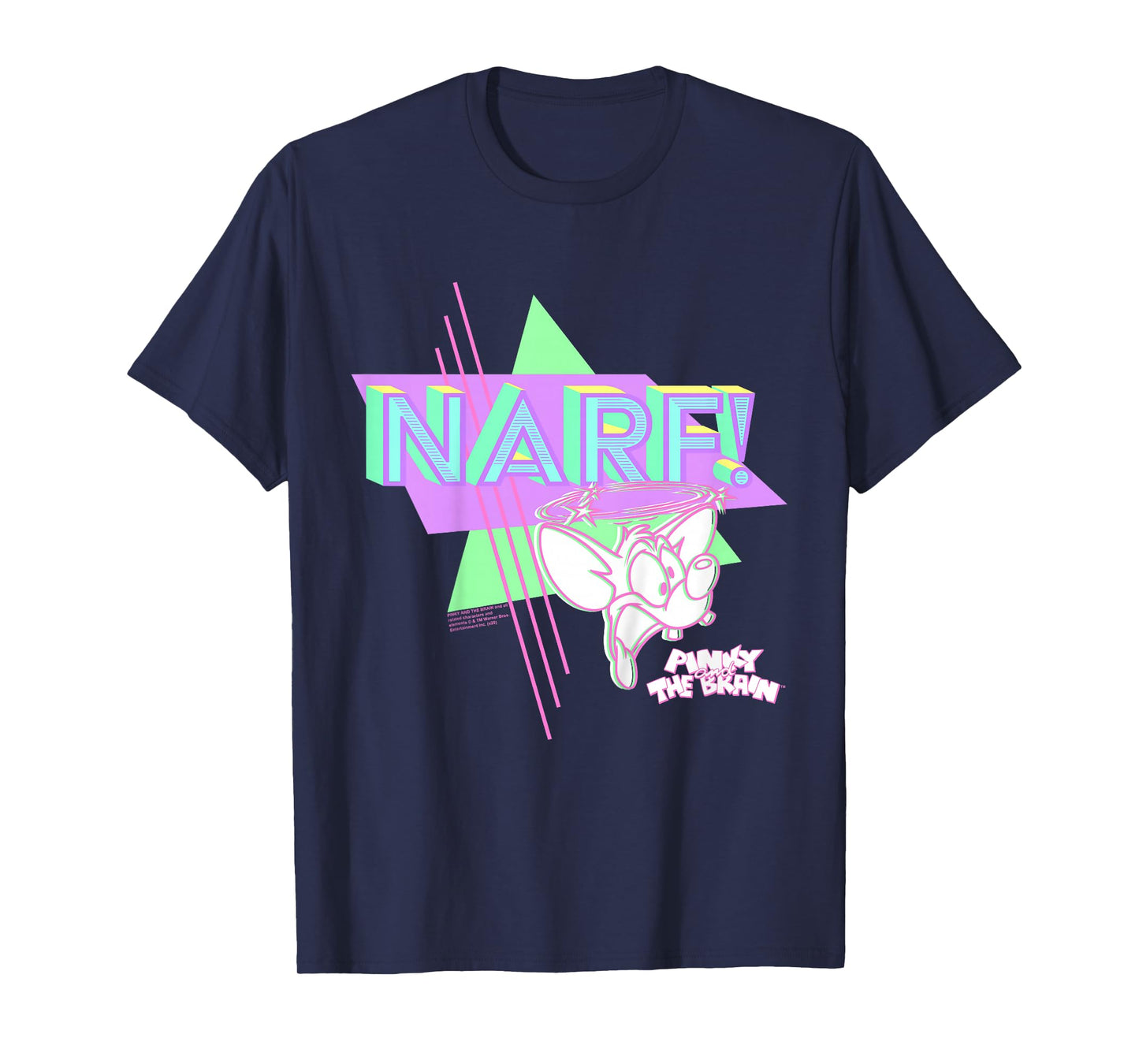 Pinky And The Brain Pinky Narf Neon T-Shirt