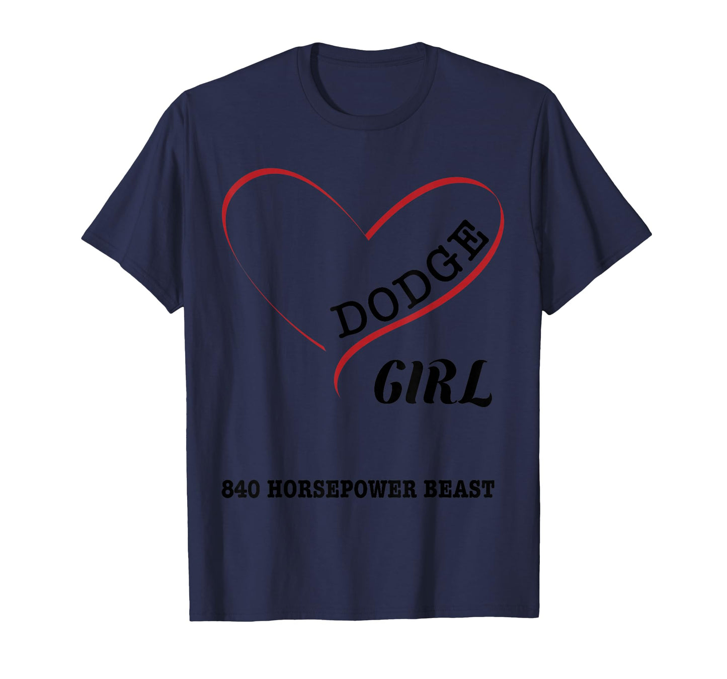 Heart Beast Dodge Girl T-Shirt T-Shirt