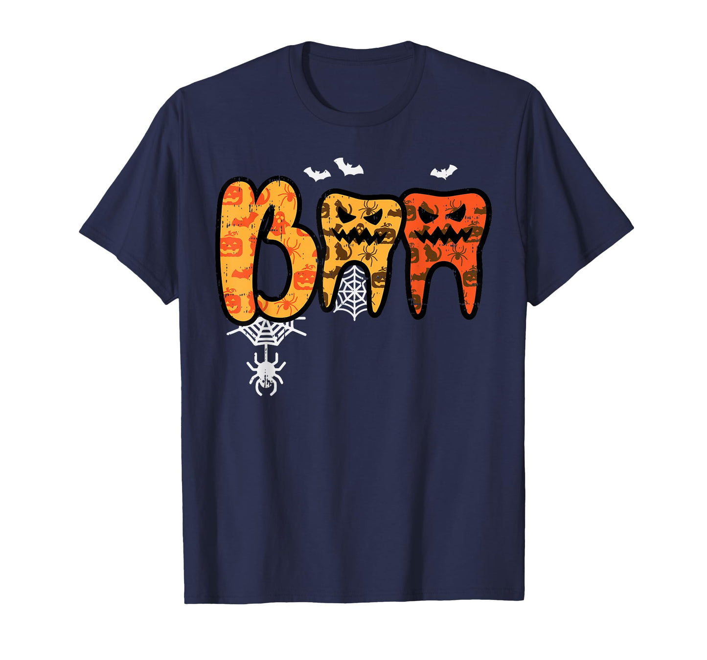 Boo Teeth Funny Dental Halloween Costume Dentist Men Women T-Shirt