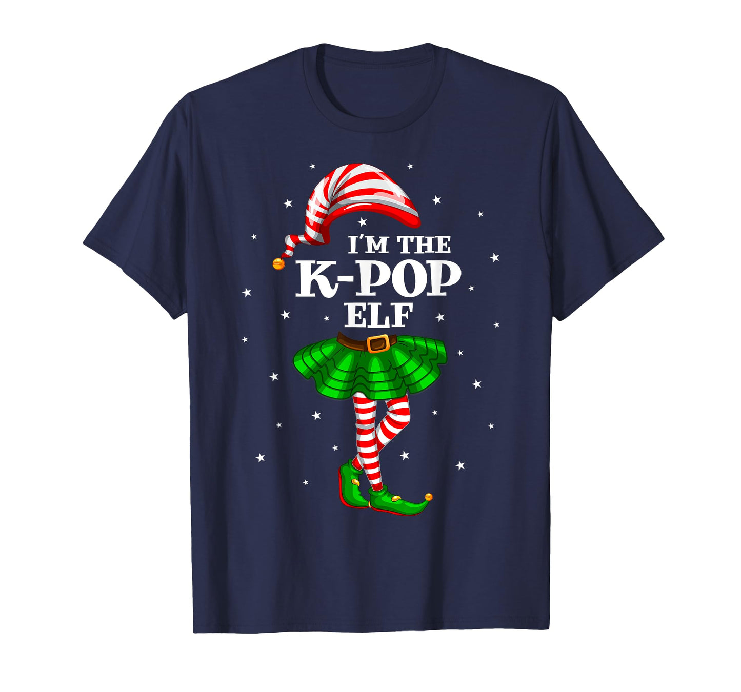 Matching Family Group I'm The K-Pop Elf Christmas T-Shirt