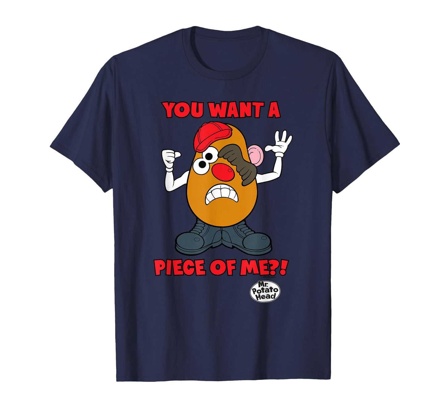 Mr. Potato Head You Want A Piece Of Me?! Scrambled Face T-Shirt