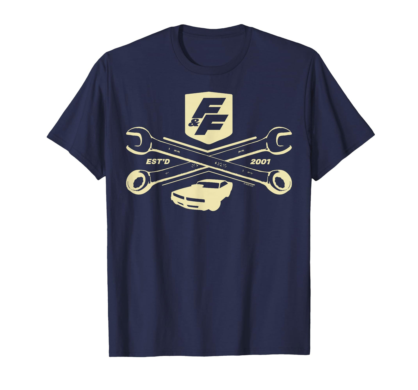 Fast & Furious EST'D 2001 Crossed Wrench Logo T-Shirt Small