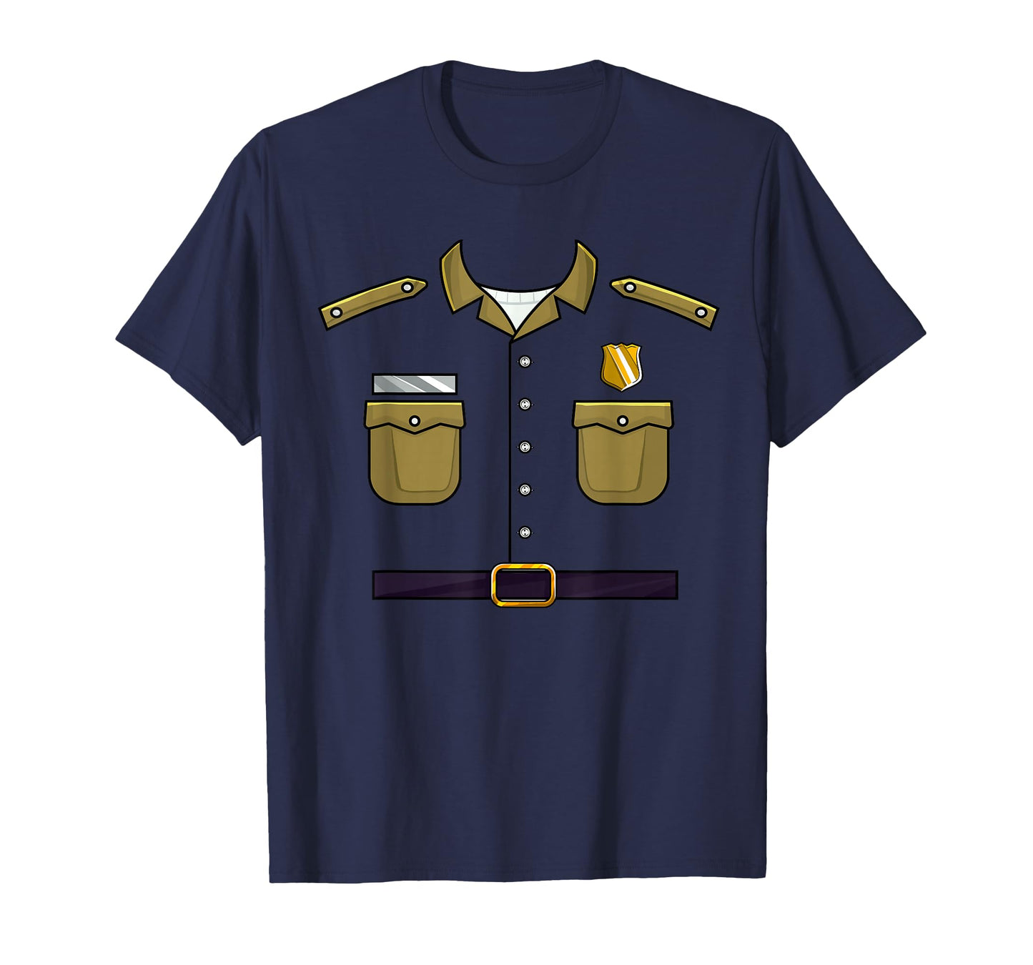 Forest Park Ranger Easy Lazy Funny Halloween Costume Cosplay T-Shirt