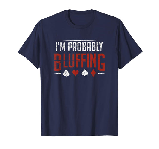 Poker Outfit For Men Texas Holdem Poker Cards Poker Player T-Shirt