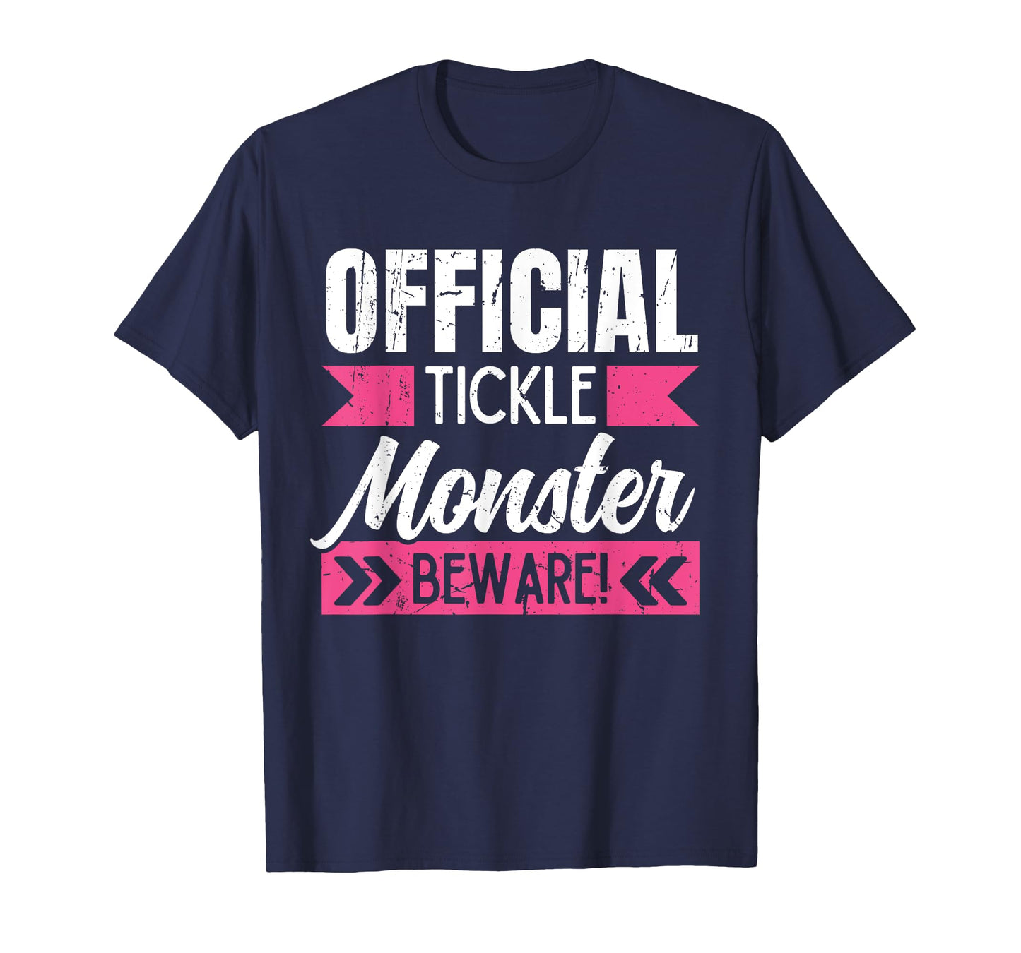 Official Tickle Monster Funny Mom Dad Grandparent Tickling T-Shirt