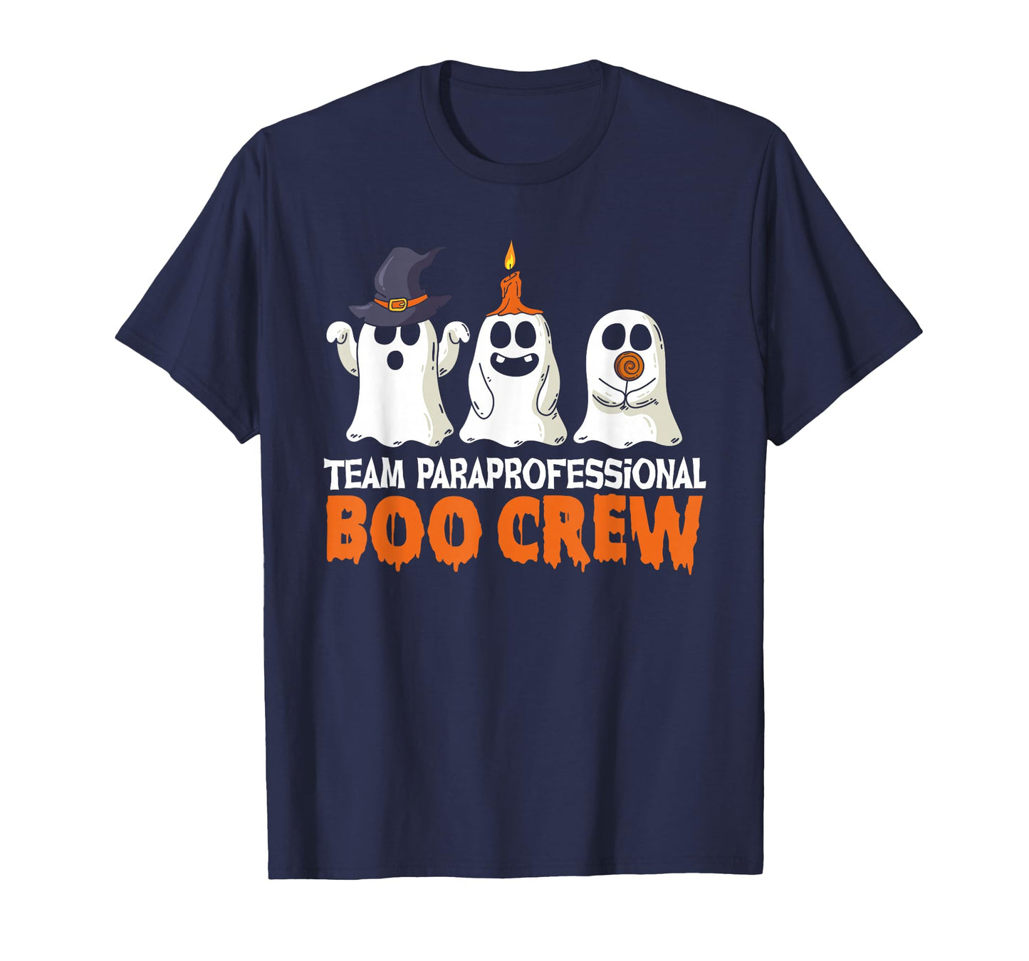 Team Paraprofessional Boo Crew Halloween Paraprofessional T-Shirt
