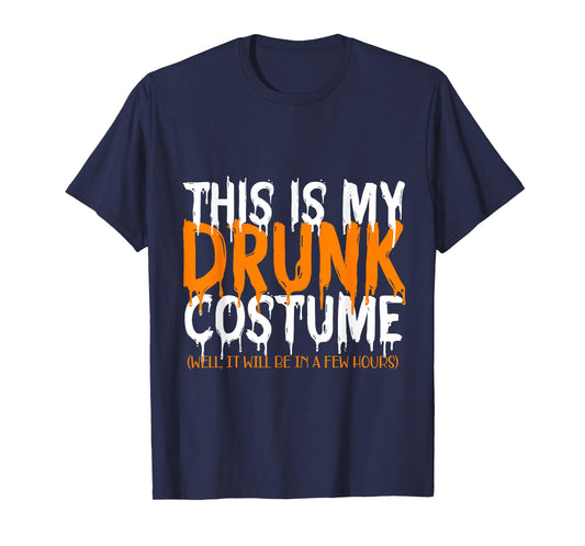 Funny Drunk Costume for Halloween T-Shirt