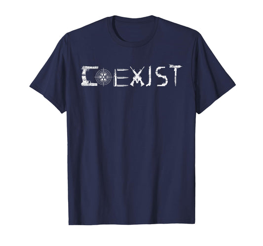 Coexist But With Guns Patriot Second Amendment USA Mens Tee T-Shirt