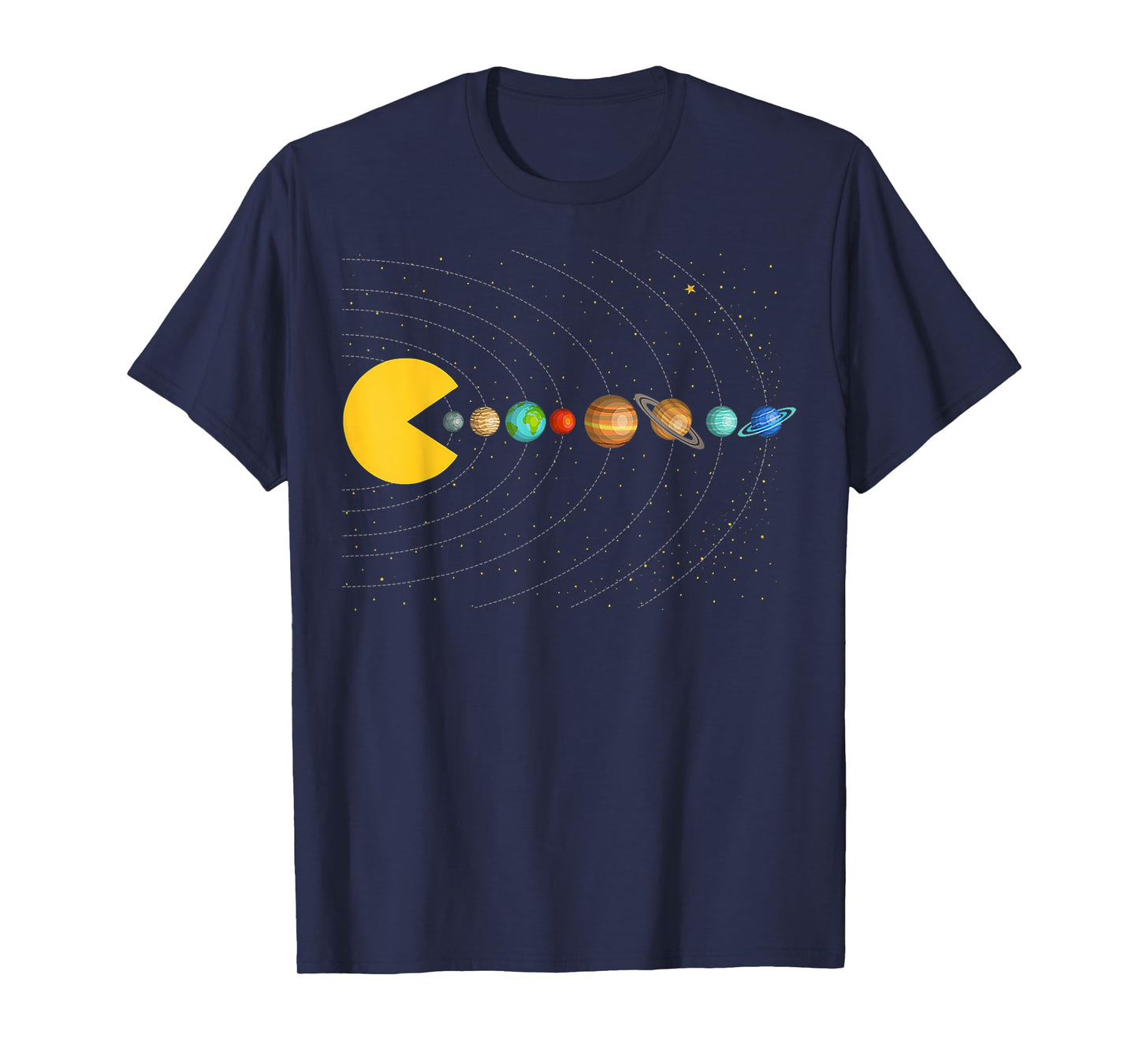 Solar System Astronomy Space Video Games Funny Gifts Graphic T-Shirt