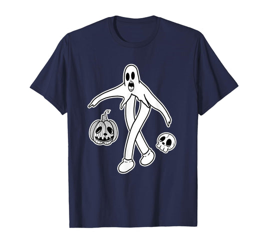 Koko the Clown Ghost Skull Jack-o-Lantern Pumpkin T-Shirt