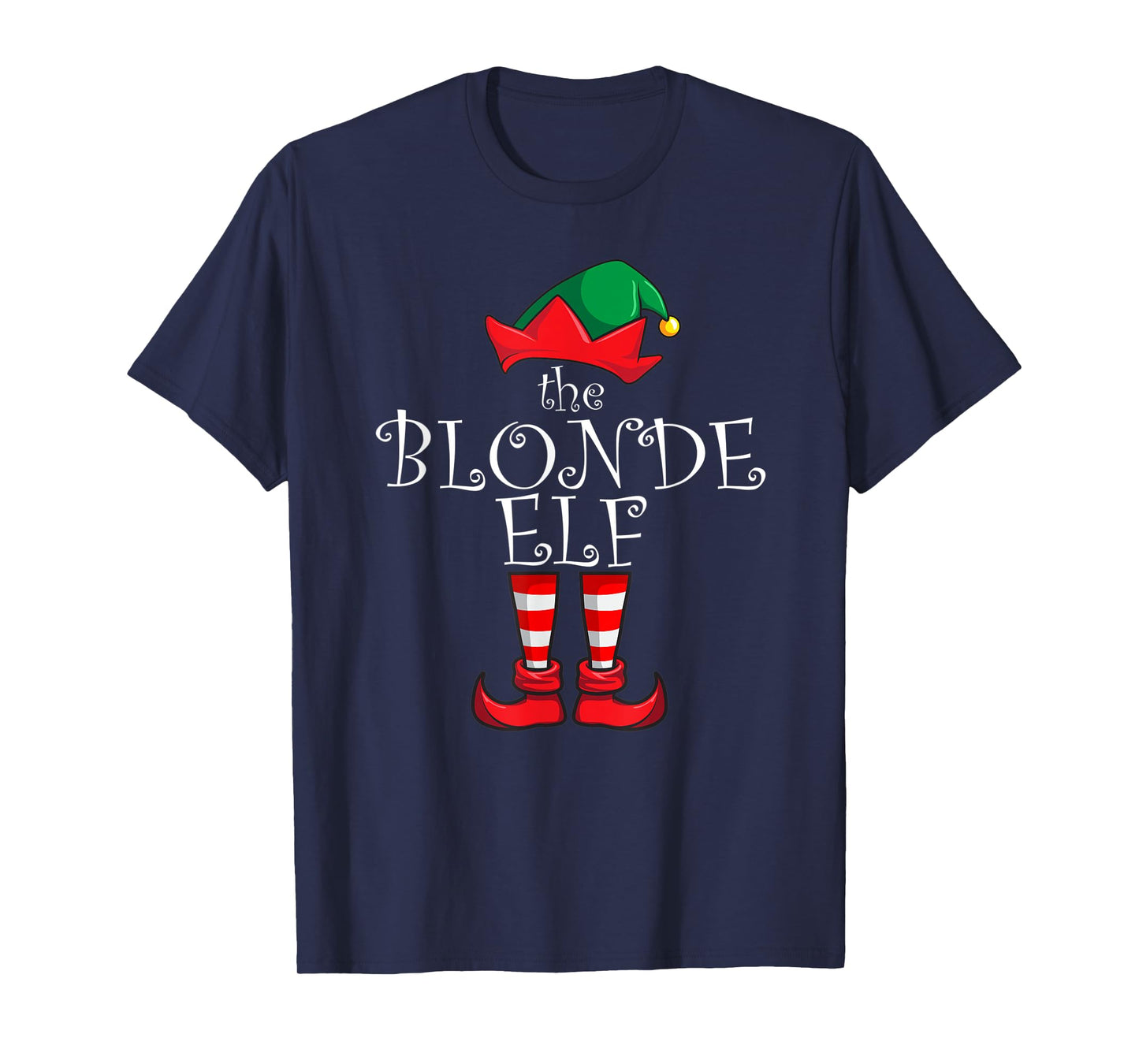 Blonde Elf Matching Family Christmas Party Pajama Blonde Elf T-Shirt