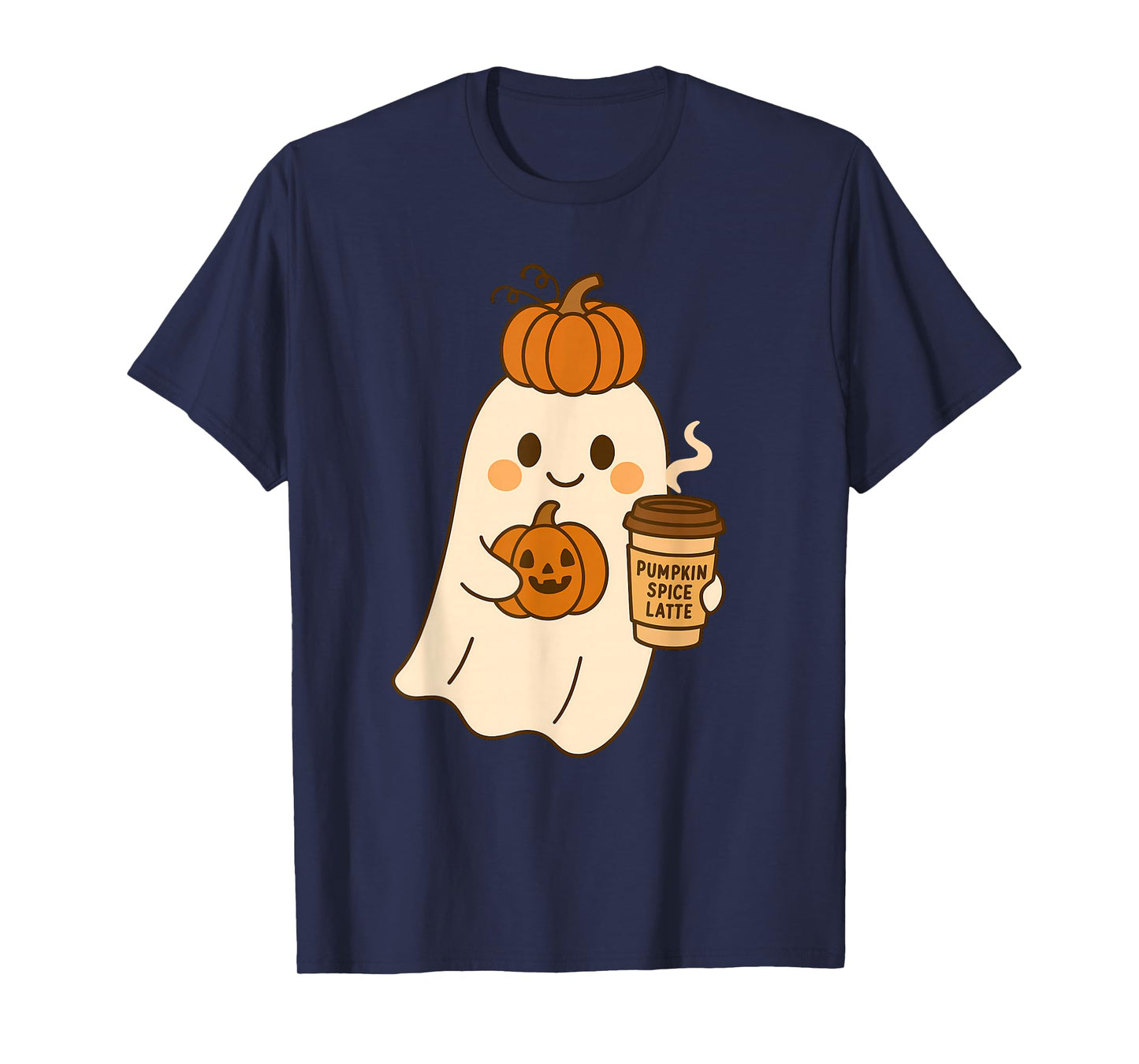Pumpkin Spice Latte Ghost T-Shirt