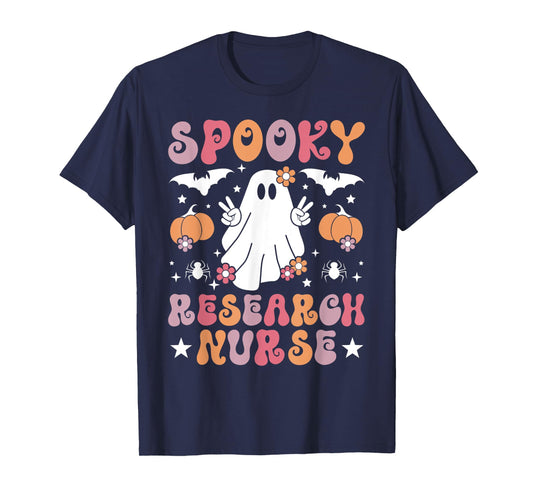 Spooky Research Nurse Halloween Research Nursing T-Shirt