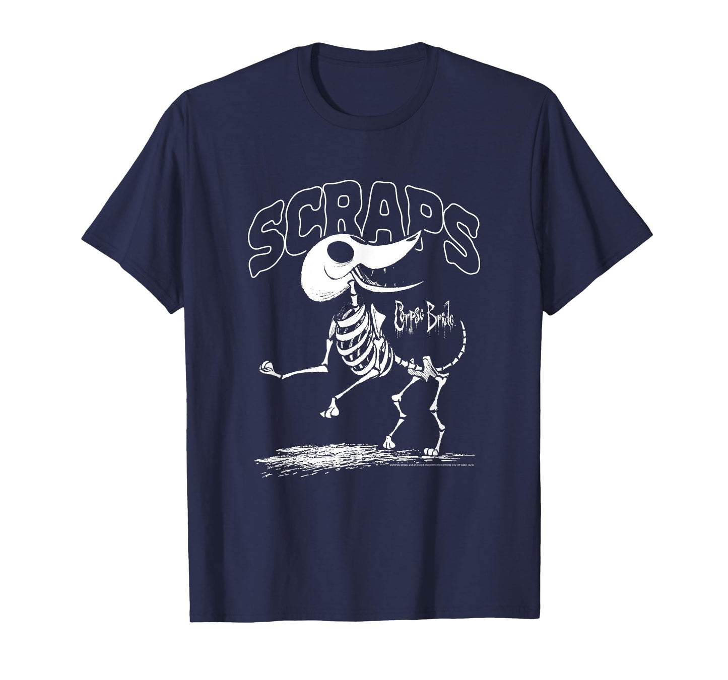 Corpse Bride Scraps Skeleton Dog Movie T-Shirt