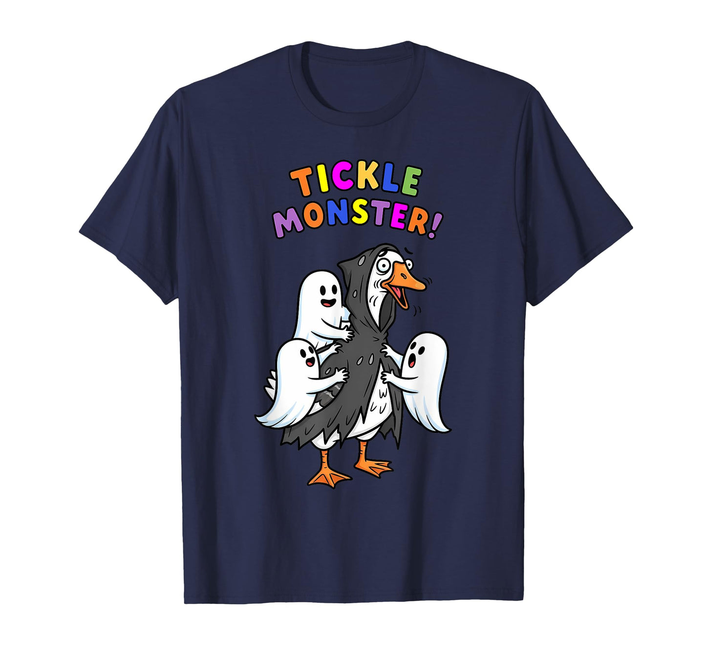 Tickle Monster Funny Silly Goose Halloween Costume for Kids T-Shirt