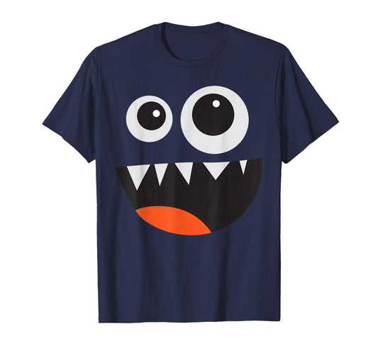 Cute Monster Costume Easy Costume for Kids Monster Face T-Shirt
