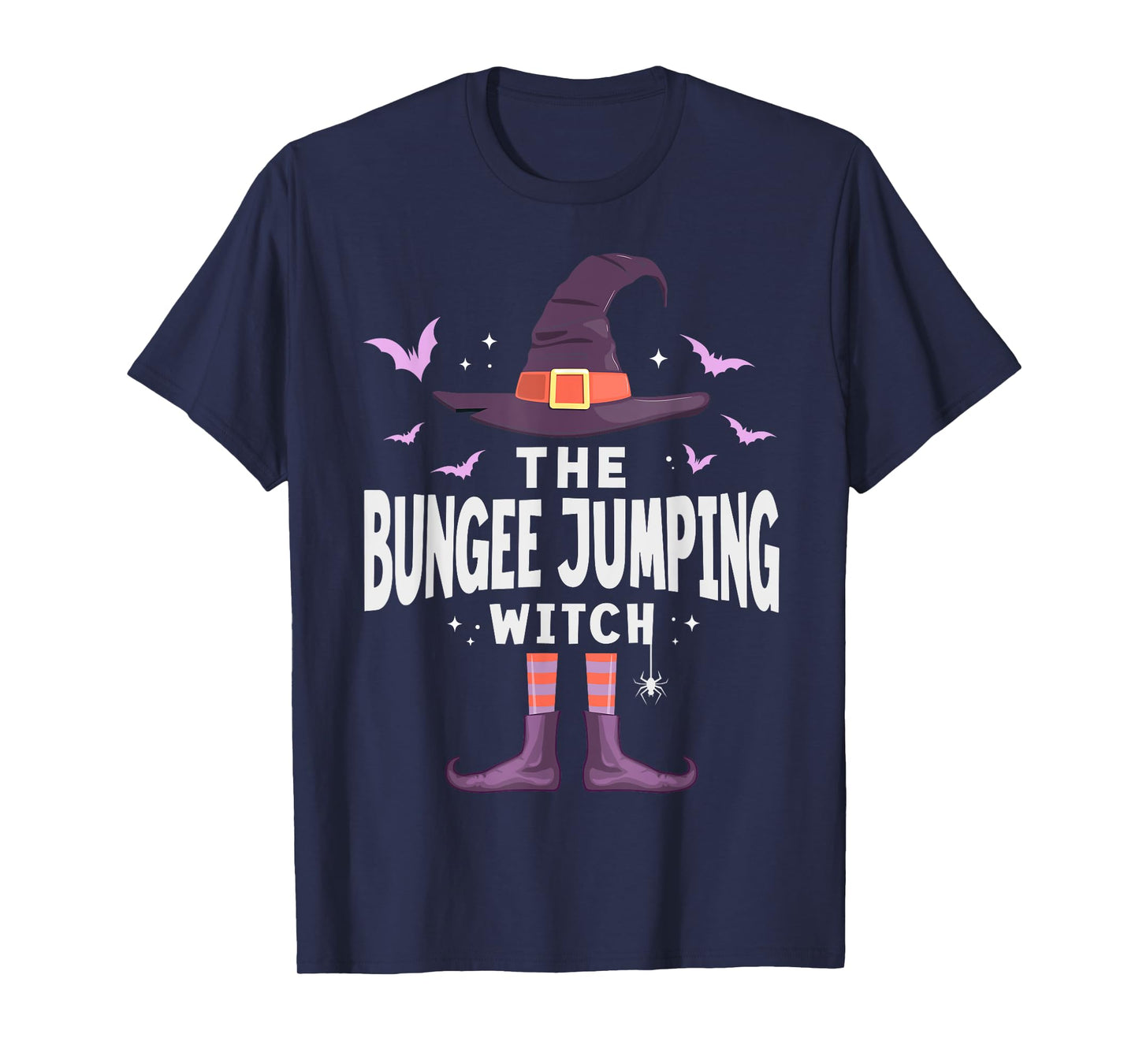 Bungee Jumping Halloween Witch Matching Costume T-Shirt