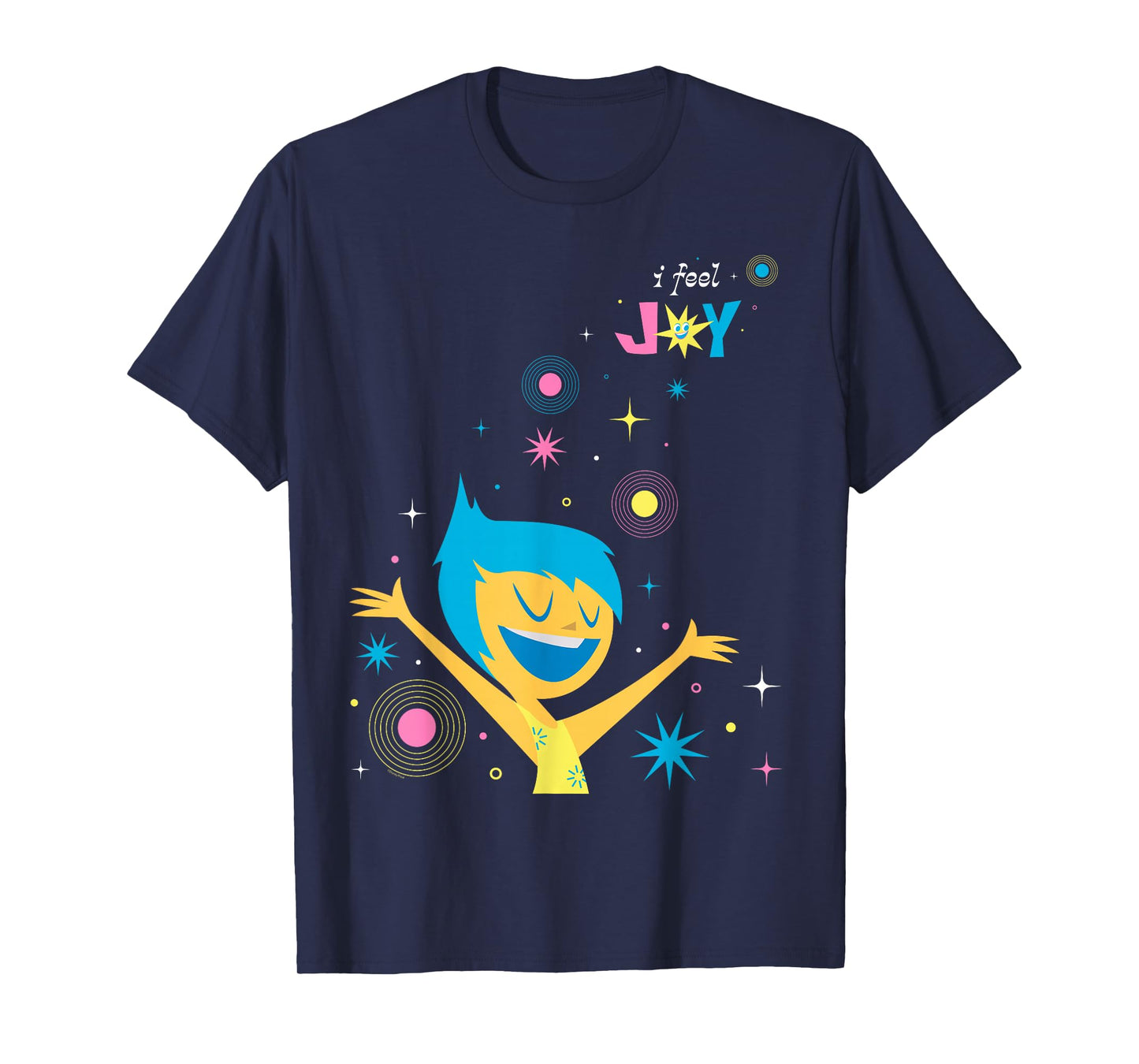 Disney and Pixar’s Inside Out 2 Happy Emotions I Feel Joy T-Shirt