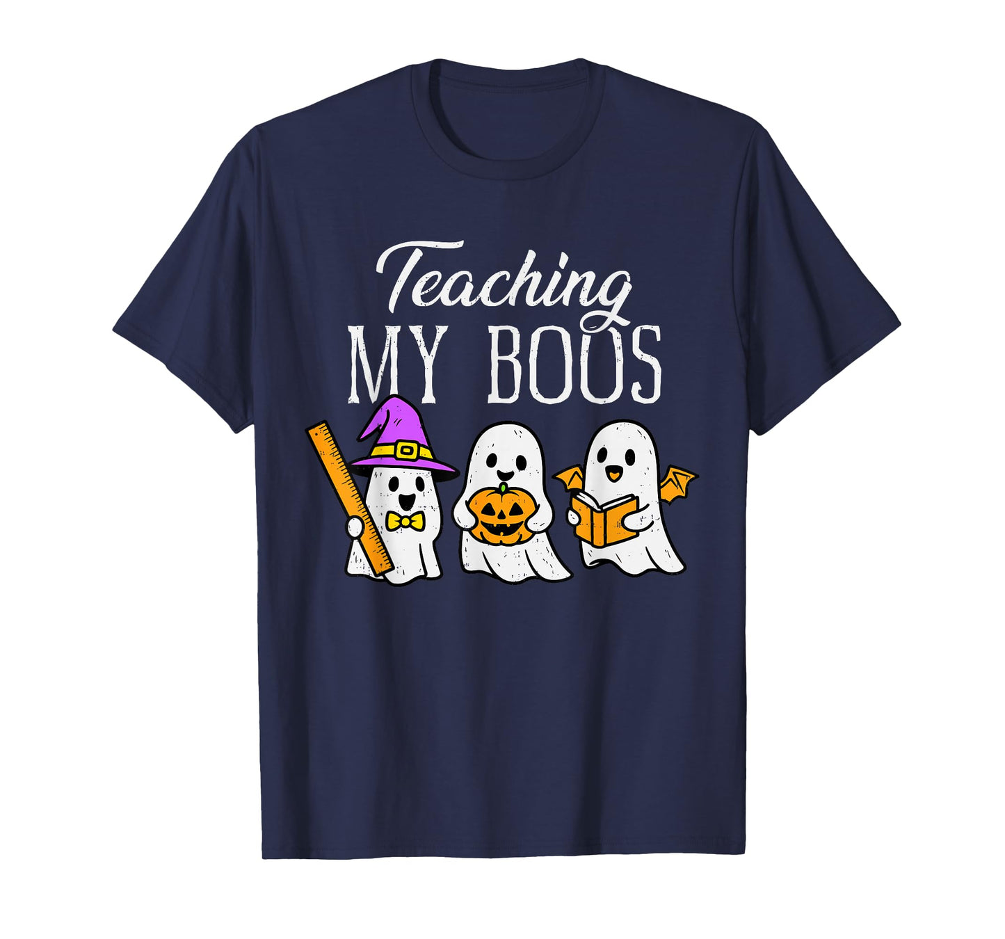 Teaching My Boos Ghost Teacher Halloween Spooky Educator T-Shirt