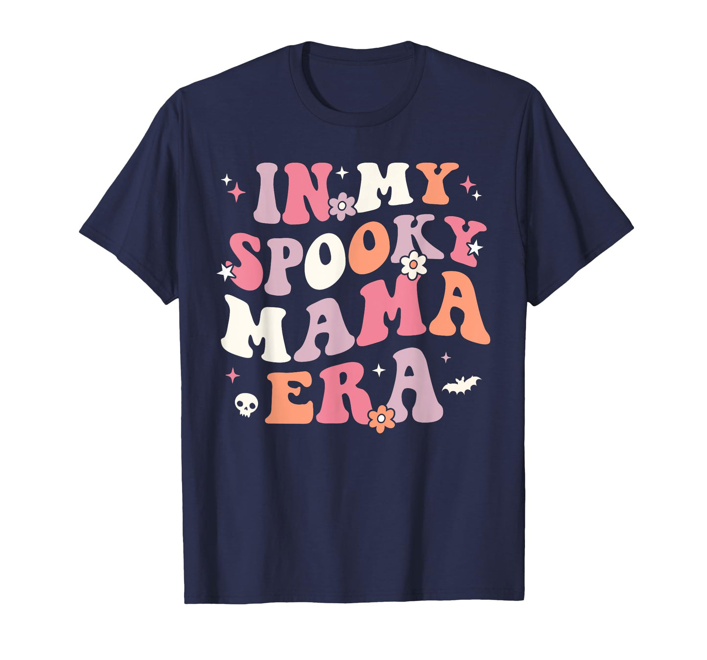 In My Spooky Mama Era Retro Halloween Witchy One Spooky Mom T-Shirt