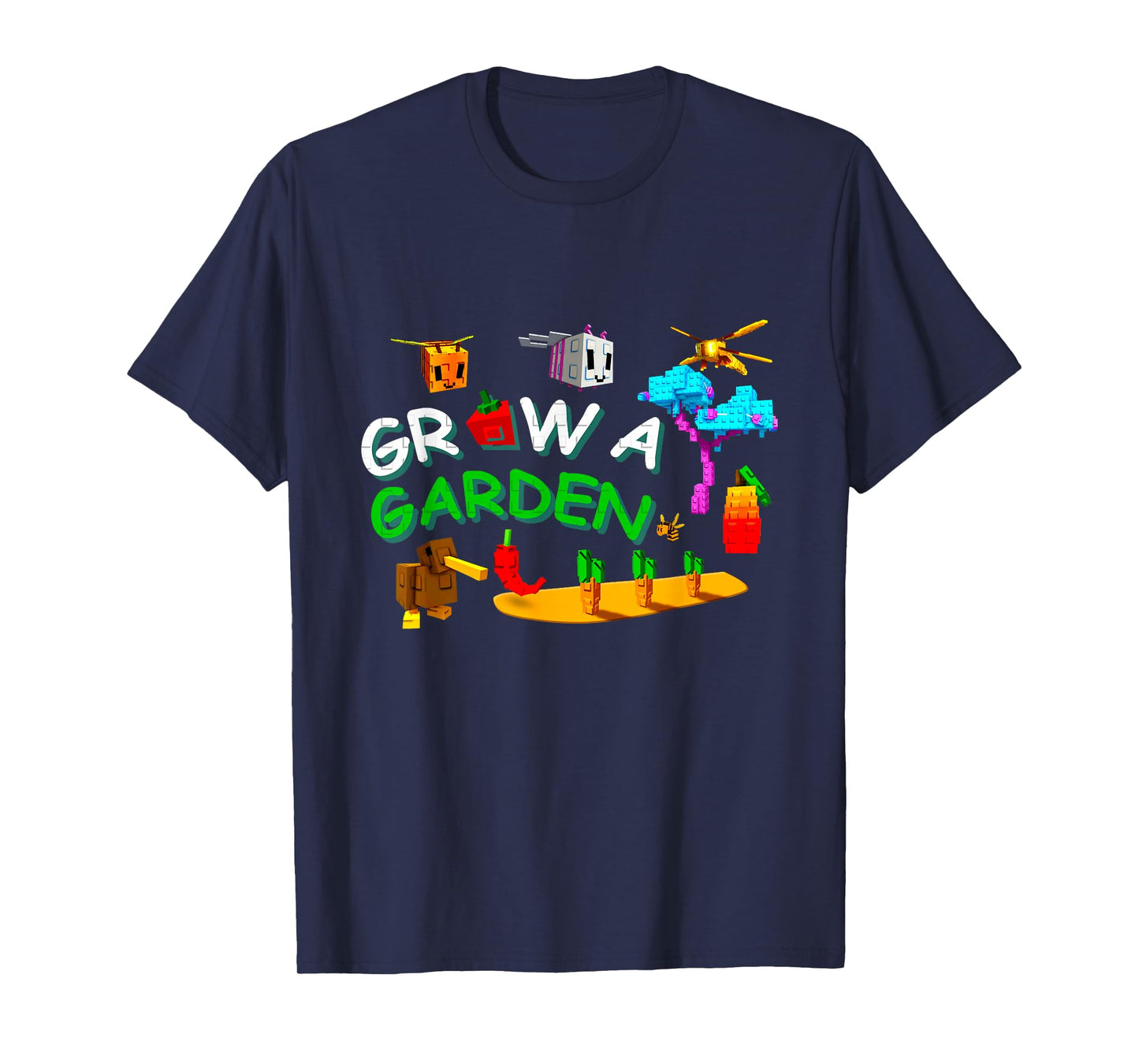 Grow A Garden Gamer Pets Fan Kiwi Honey Bee Candy Blossom T-Shirt