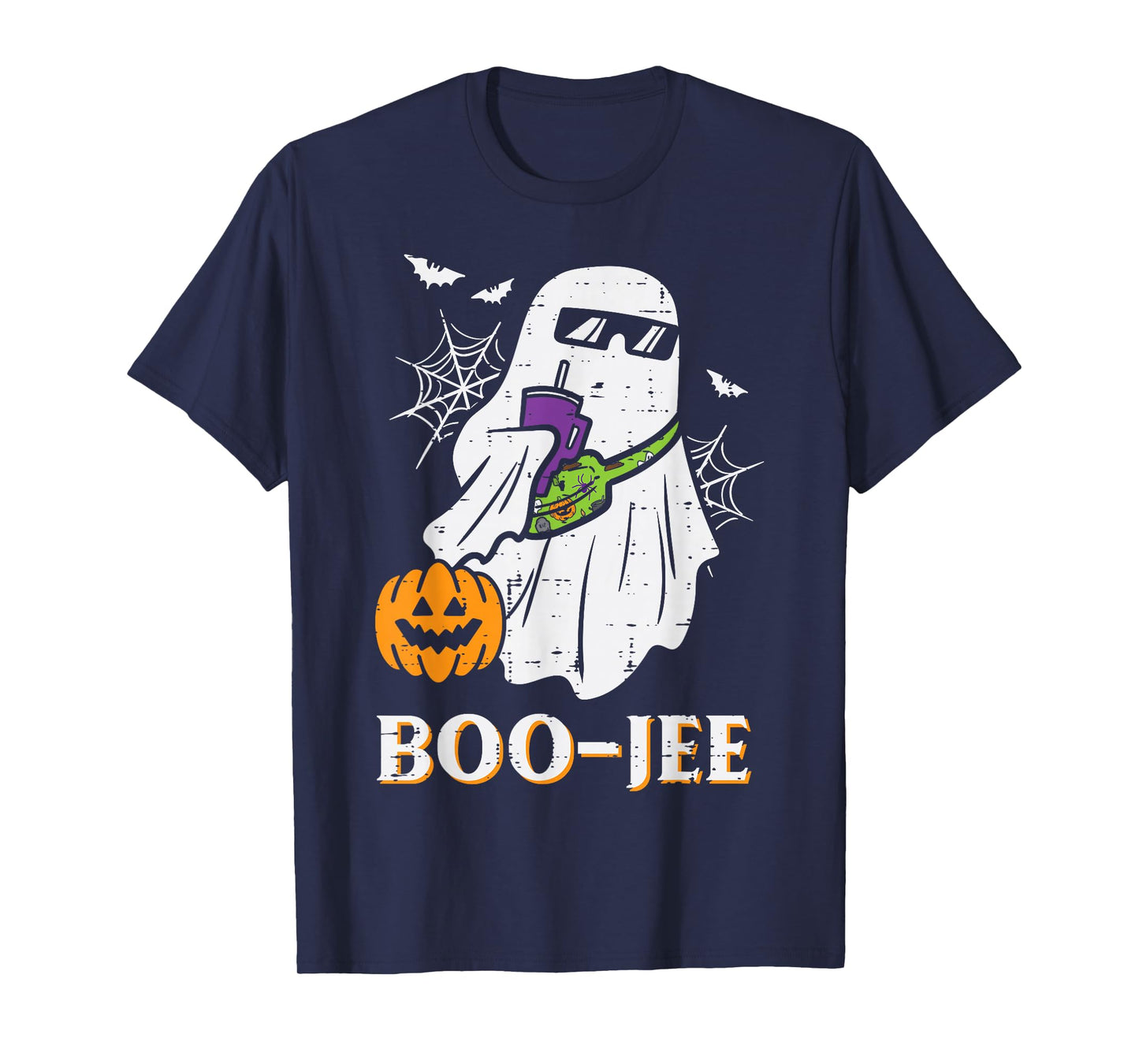Halloween Boo Jee Ghost Boujee Bougie Costume Women Kids Men T-Shirt