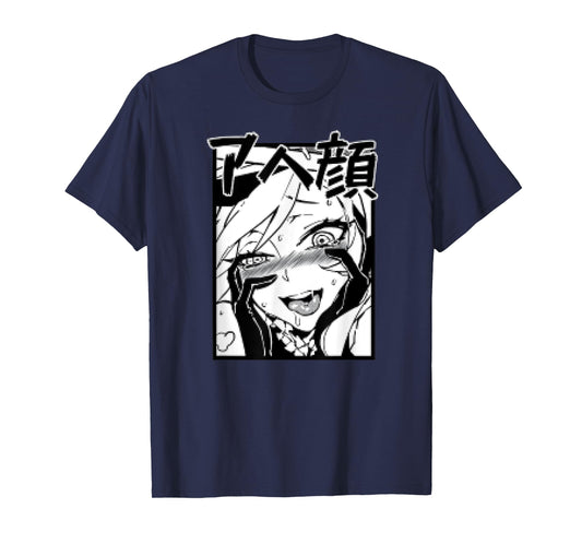 Ahegao T-Shirt Anime Funny Otaku Love Shirts T-Shirt