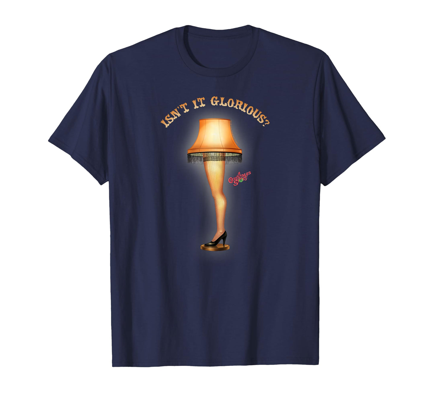 A Christmas Story Glowing Glorious Leg Lamp Funny Holiday T-Shirt