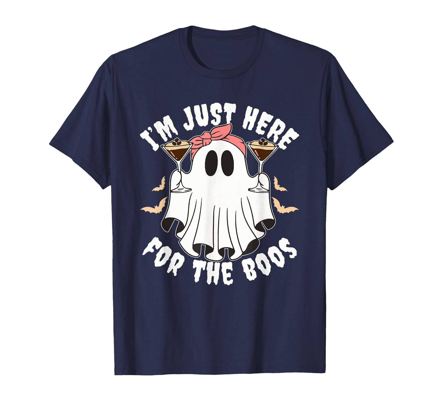 I'm Just Here for The Boos Women Halloween Espresso Martini T-Shirt