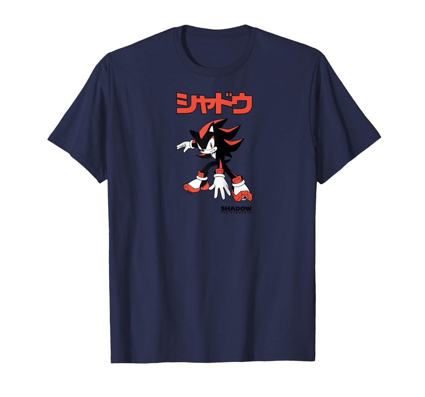 Sonic The Hedgehog, Shadow The Hedgehog - Shadow (Japanese) Raglan Baseball Tee
