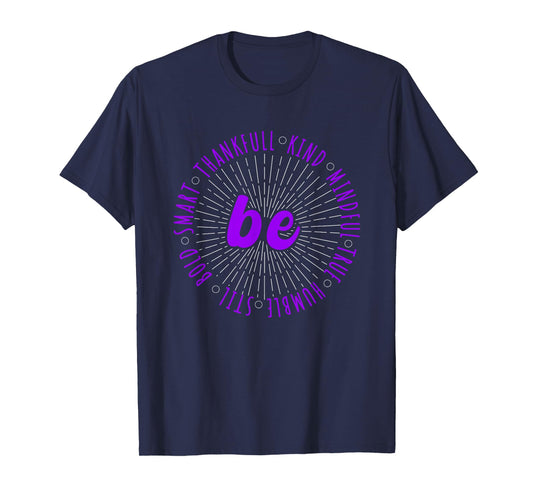 Purple Motivational Quote Positive Saying Life Slogan Purple T-Shirt