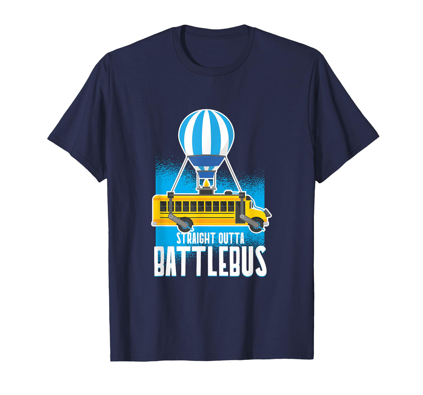 Straight Out The Battle Bus Gamer Video T-Shirt
