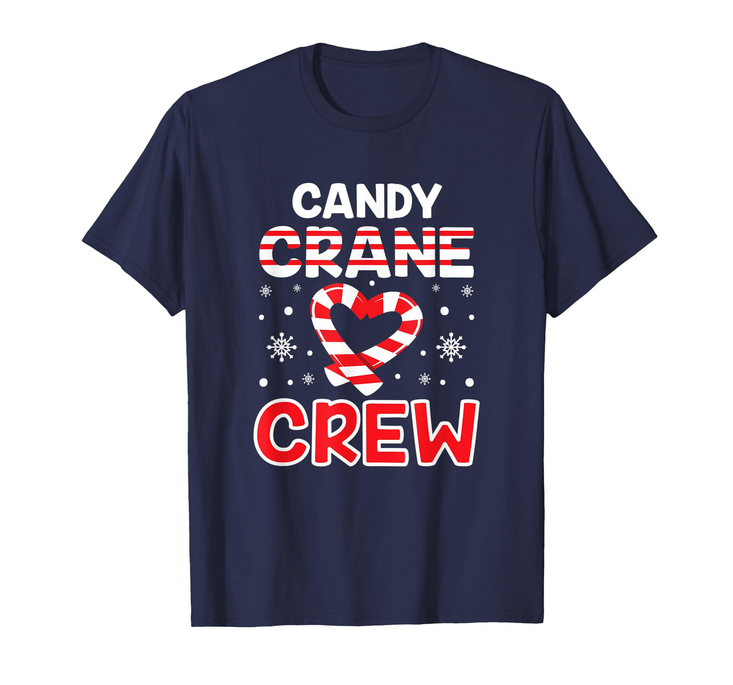 Candy Cane Crew Christmas Sweets Family Matching Costume T-Shirt
