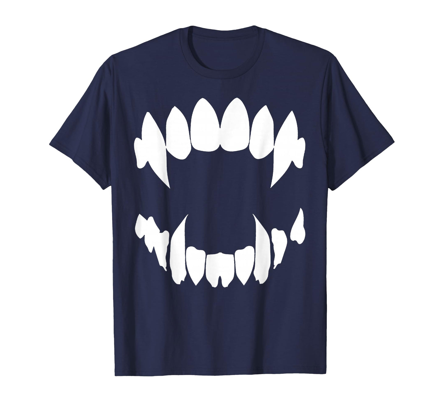 Vampire Fangs Occult Dark Grunge Bite Goth Aesthetic Teeth T-Shirt