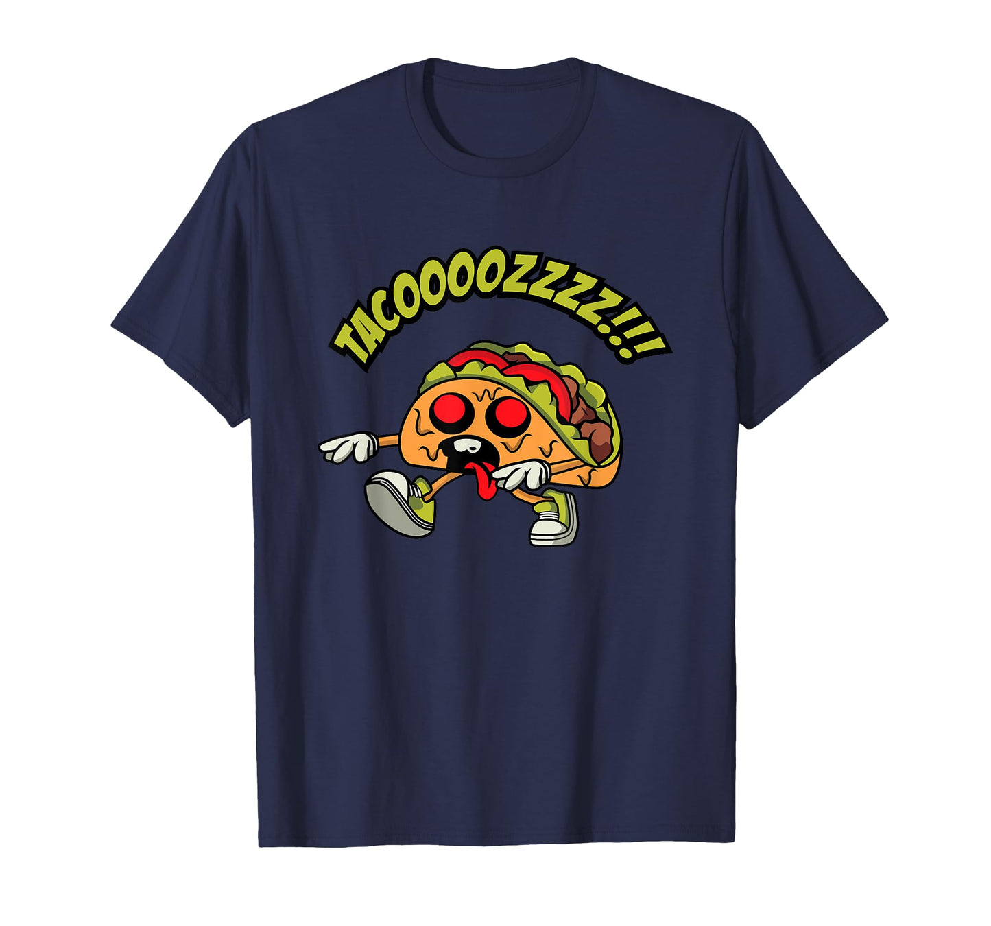 Zombie Taco, Tacos Lover, Foodie Fan, Funny Taco Zombie T-Shirt