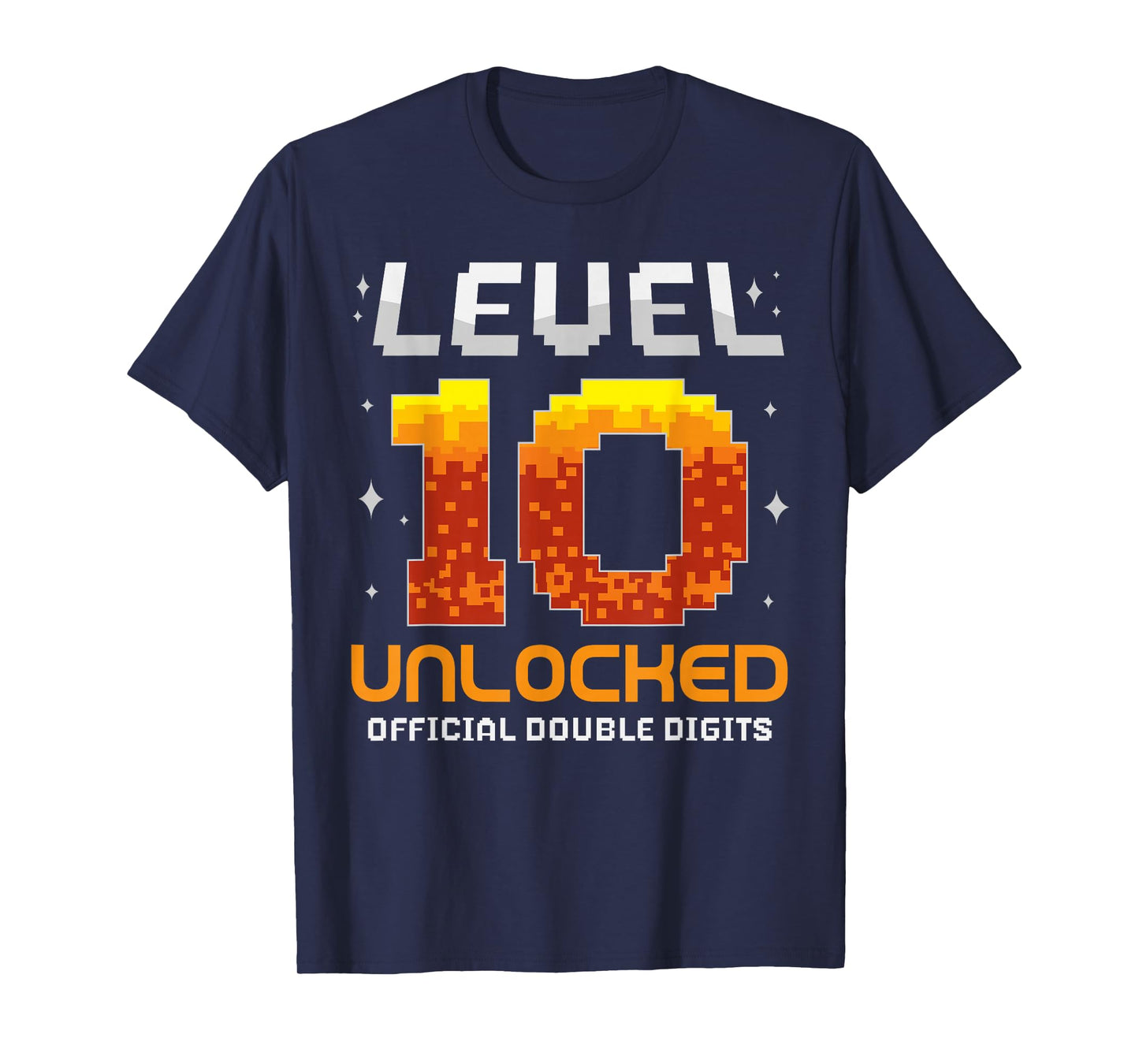 Level 10 Unlocked 10th Birthday Ten Years Old Gamer Gaming T-Shirt