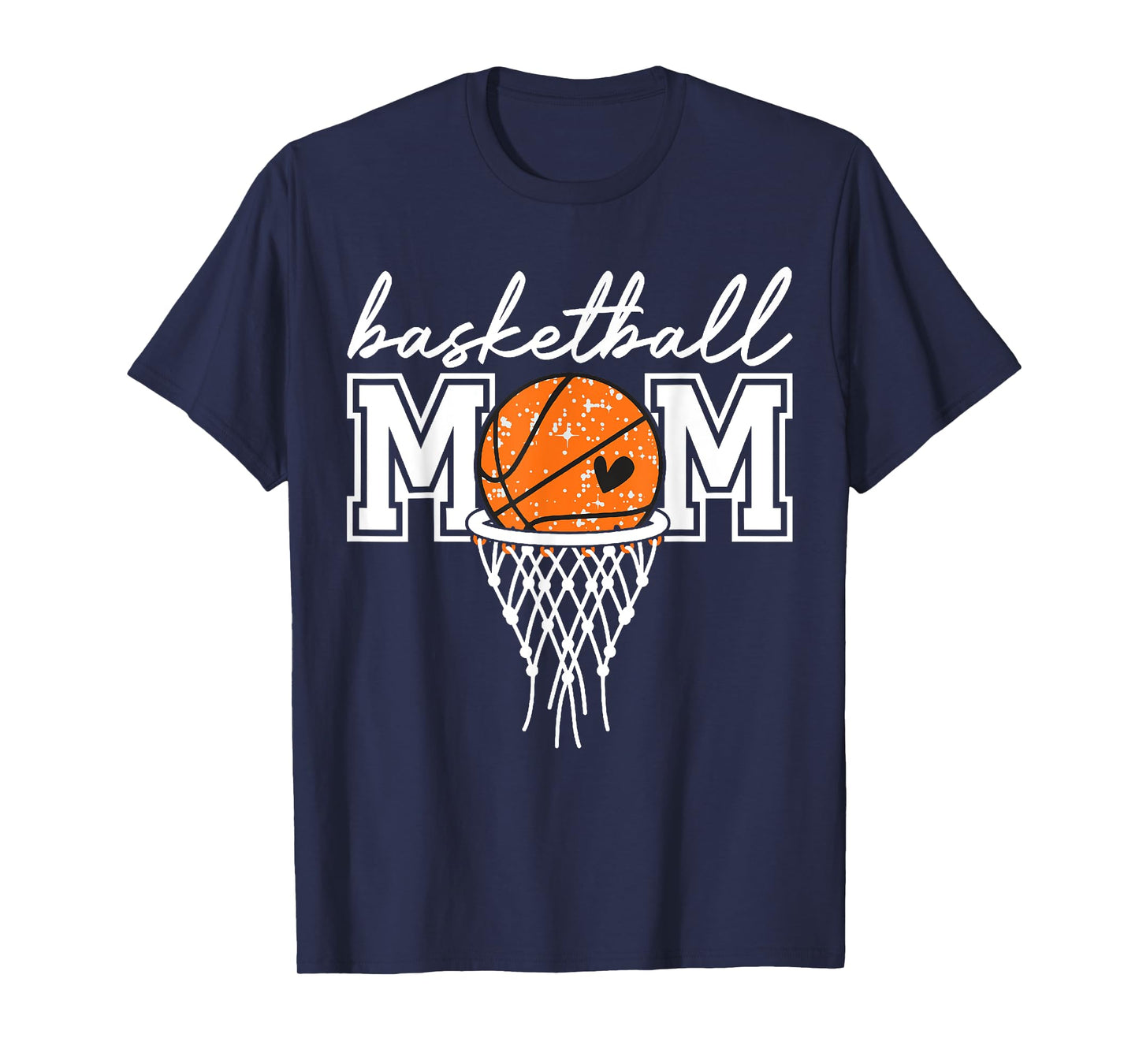 Retro Basketball Mom Mama Funny Mom Game Day Sports Mothers T-Shirt