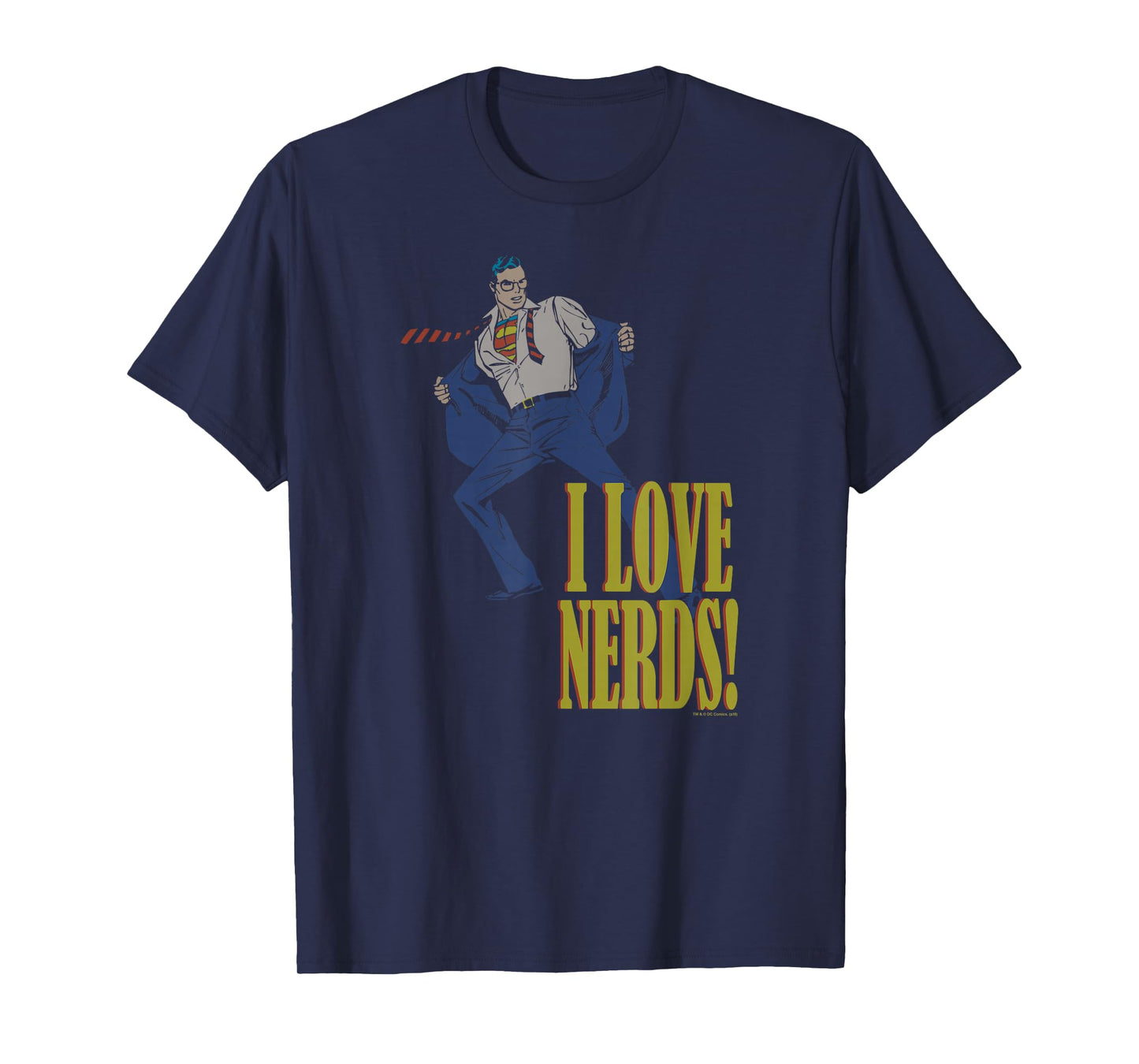 Superman I Love Nerds T Shirt T-Shirt