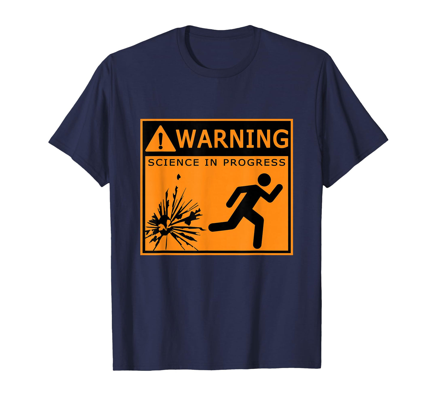 Warning Science in Progress Funny Scientist T-Shirt