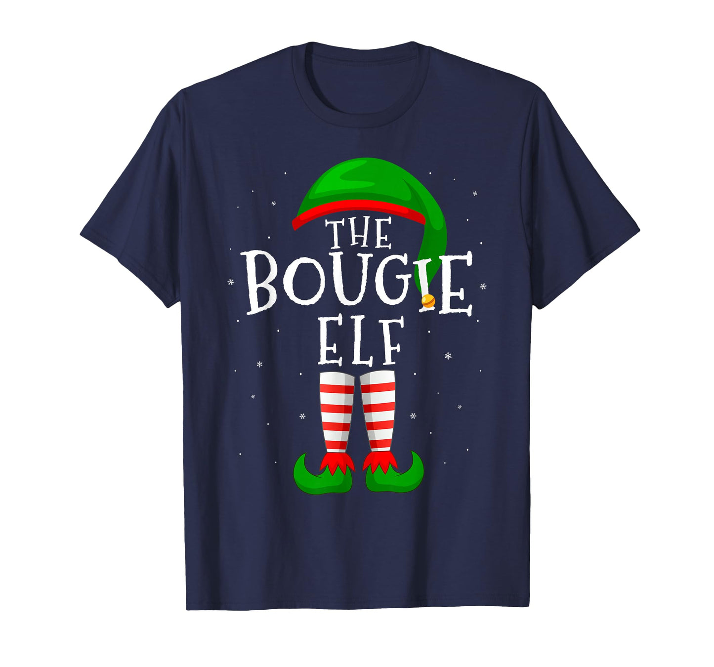 The Bougie Elf Funny Matching Family Group Christmas Gift T-Shirt